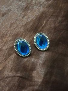 Blue Gemstone Earrings