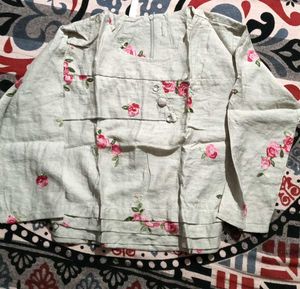 Floral Embroidered Top