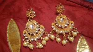 Elegant Gold-Tone Drop Earrings
