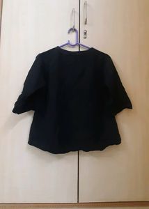 Black Cotton Top