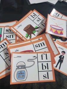 Phonics Velcro Book And Card Game