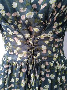 Floral Corset Waisted Dress