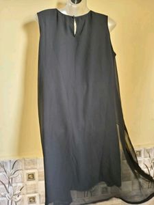 Black Sheer Layer Dress Large/ XL Size