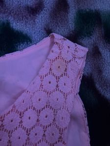 Pink Lace Top