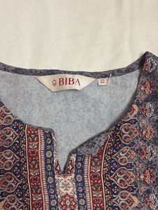 BIBA satin desi Print Kurta