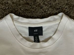 H&amp;M white loose fit t-shirt