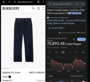 BURBERRY LONDON Indigo Jeans
