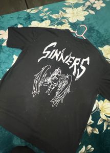 Sinners League Black T-Shirt
