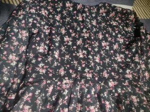 Multicolour Peplum Top 🖤