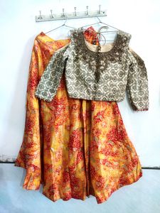 Banarasi Skirt And Top