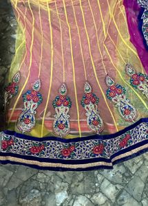 A Saree Cum Lengha