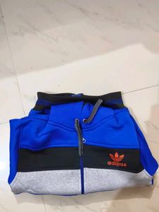 Blue Adidas Style Hoodie