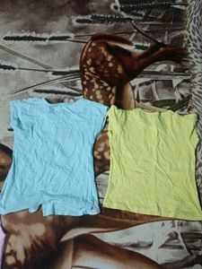 2 Tshirt With 1 Pink Dress