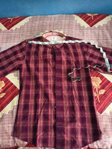 Checked Casual Shirt | 39.5 CM | with Original Box
