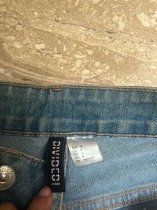 Wide Leg Denim Jeans