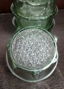 2 Sets Of Heavy Glass Bowl