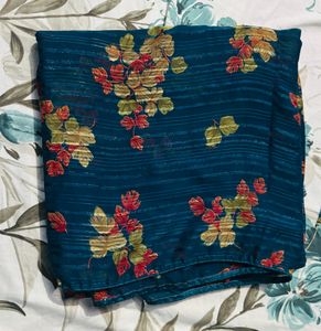 Multicolour Floweral Saree For Daily Ware