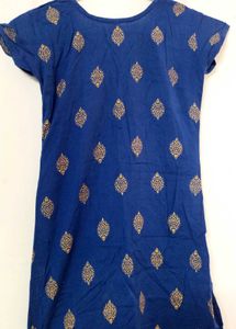 Neavy Blue Short Kurti/Kurta