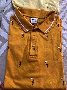 Zara Mustard T-shirt