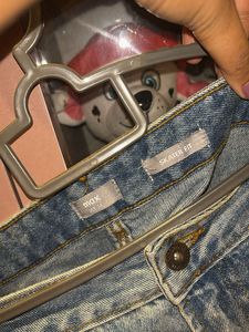 Light Wash Wide Leg Skater Fit Jeans