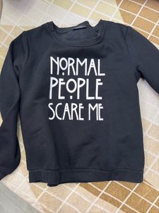 Black Shein Sweatshirt Unisex