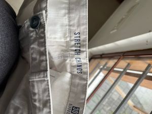 Steel Grey 30 Inch Lycra Stretch Chino
