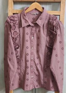 Eyelet Embroidered Blouse Bust Size-38-40