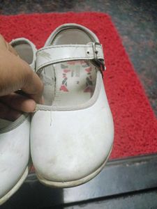 White School Shoe Baby Girl