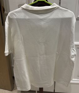 H&amp;M White Polo Shirt