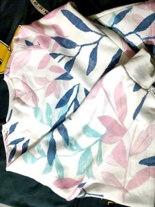 Leaf Print Sweatshirt