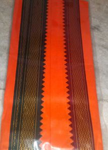 Vibrant Sanju Pure Cotton Saree with Floral Border