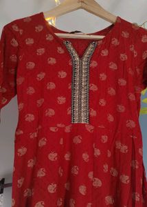 Paisley Anarkali with Border