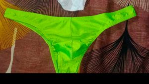 Men's Neon Green Swim Brief