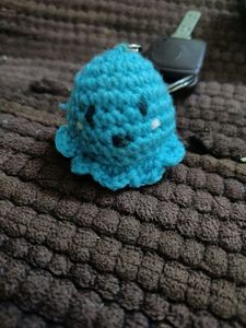 Chrochet Keychain Of Octopus