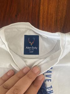 Allen Solly Whale Fringe Tee