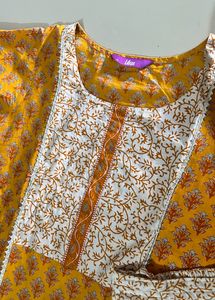 Women Cotton Daily Wear Kurta And Pant set
