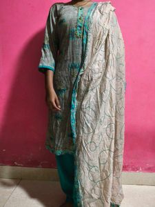 Cotton Embroidery Kurta Set
