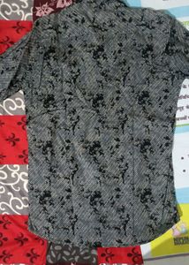 Zara First Copy Grey Black Patern Shirt