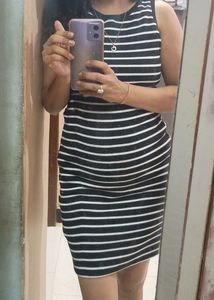 Striped Bodycon Dress
