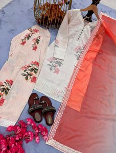 New Stayle Beautiful Pakistani Dress Inpoted Dres
