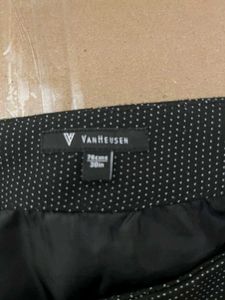 Van Heusen Elegant Black Skirt