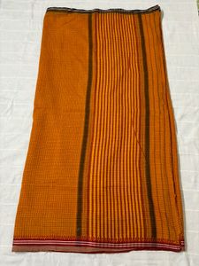 Checked Pure Cotton Saree