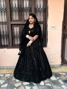 Black Hand Work Dress