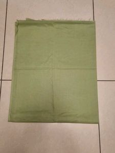Unstitched Plain Cotton  Pista Green Fabric