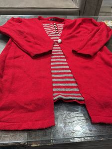 Wollen Red Top For Women