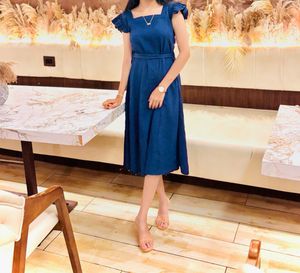 Blue Midi Dress