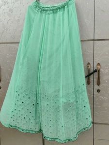 Mint Green Embroidered Kurti