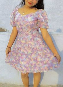 JC Collection Multicoloured Floral Off-Shoulder