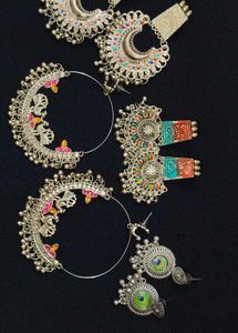 earrings set of 4 ❤️💜 colourful