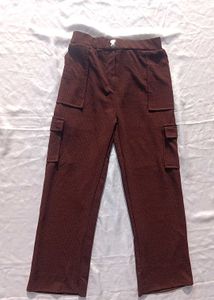 Coffee Brown Cargo Pant🤎